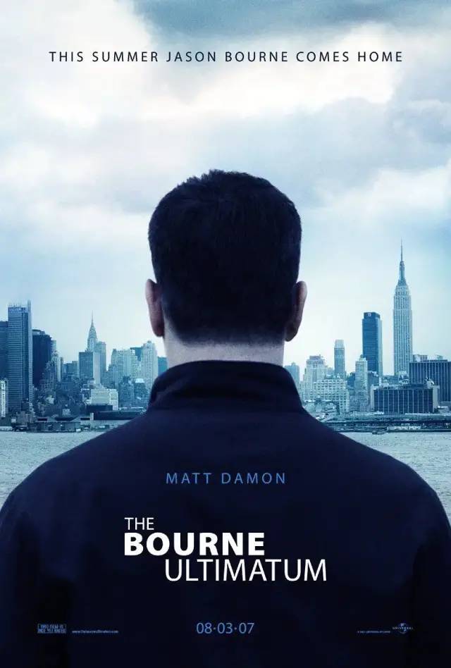 史上最佳间谍动作片:《谍影重重3》The Bourne Ultimatum (2007)