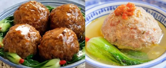 “四喜丸子”和“狮子头”是完全不同的两道菜